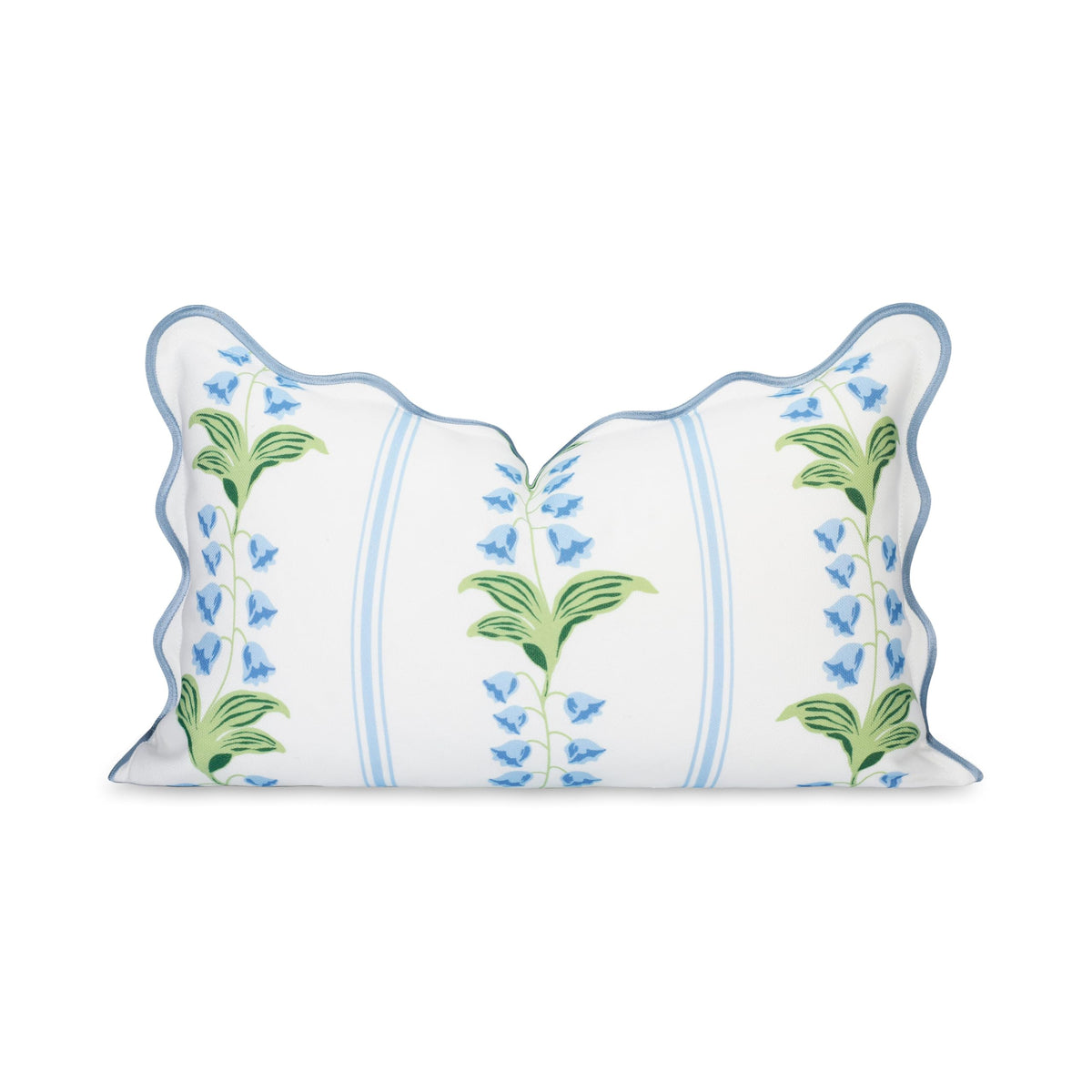 Hofdeco Premium front view lumbar cover showing print and shape, elevates decor