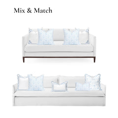 Hofdeco Premium styled on a patio chaise, creates a relaxed coastal atmosphere for entertaining