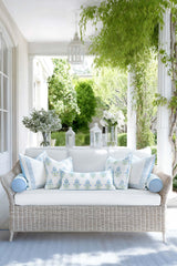 Hofdeco Premium fabric pattern close-up showing floral print clarity and color harmony
