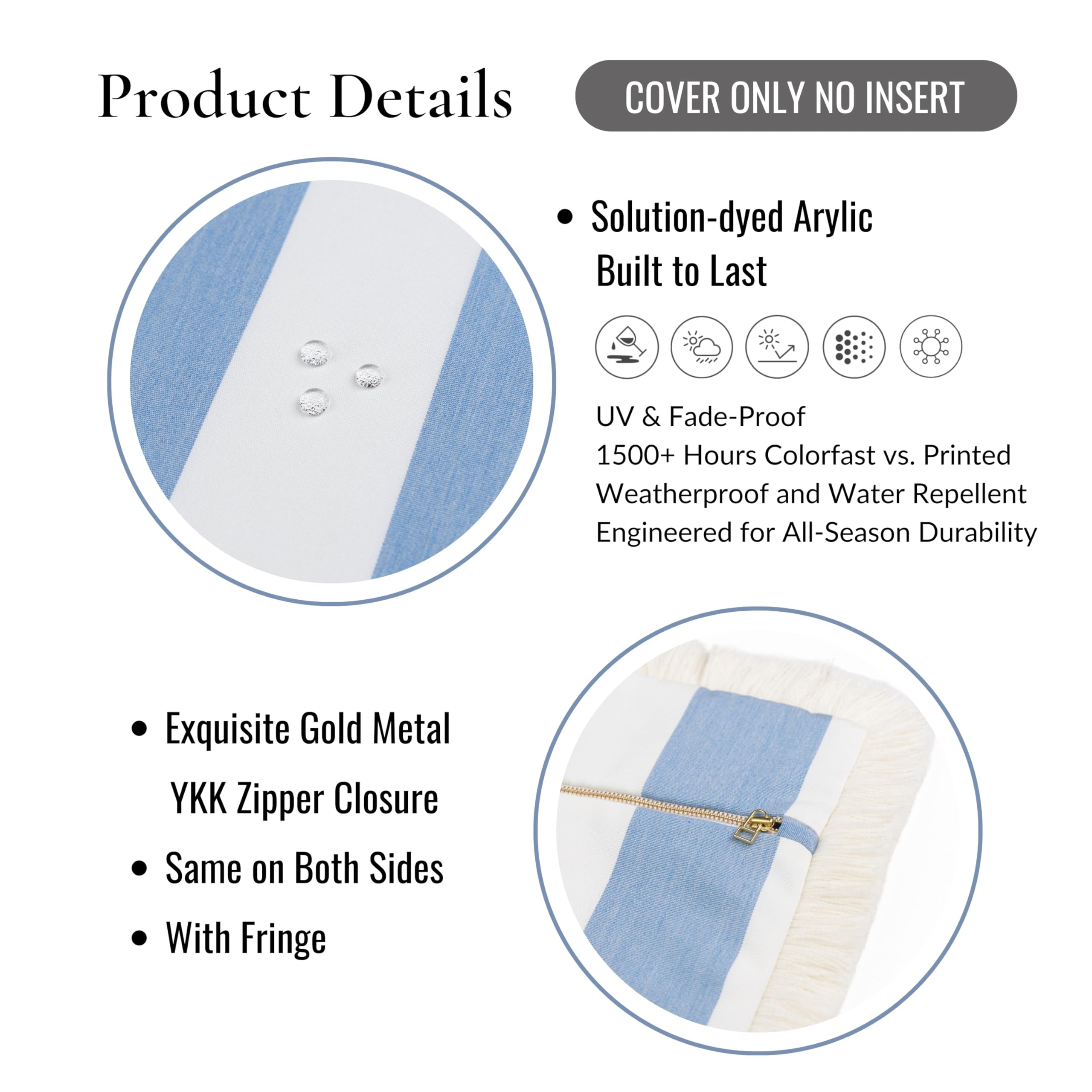 Hofdeco Premium placed poolside on a lounger, UV-resistant fabric for sunny outdoor use