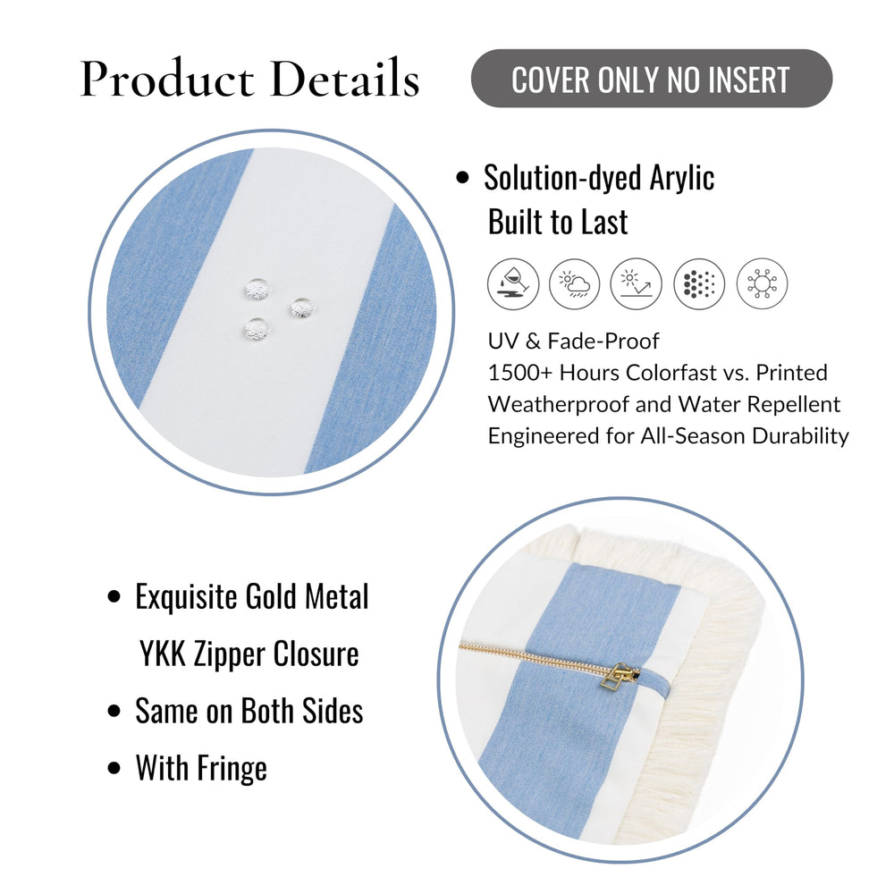 Hofdeco Premium placed poolside on a lounger, UV-resistant fabric for sunny outdoor use