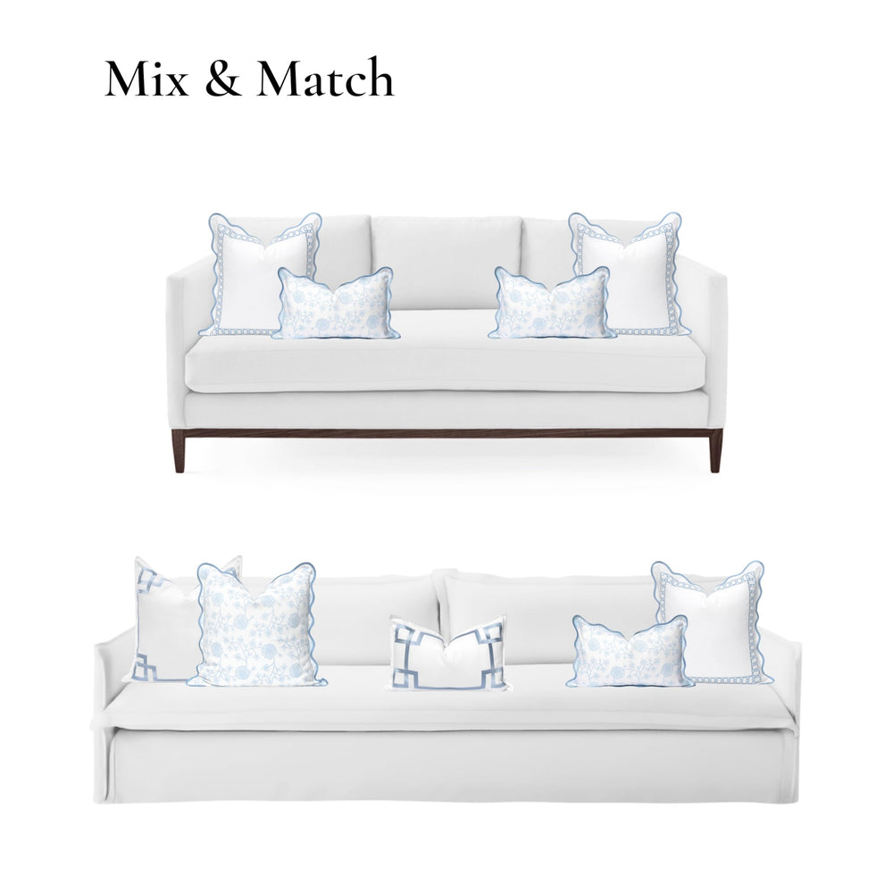 Hofdeco Premium scalloped edge detail highlighting decorative trim for visual interest benefit