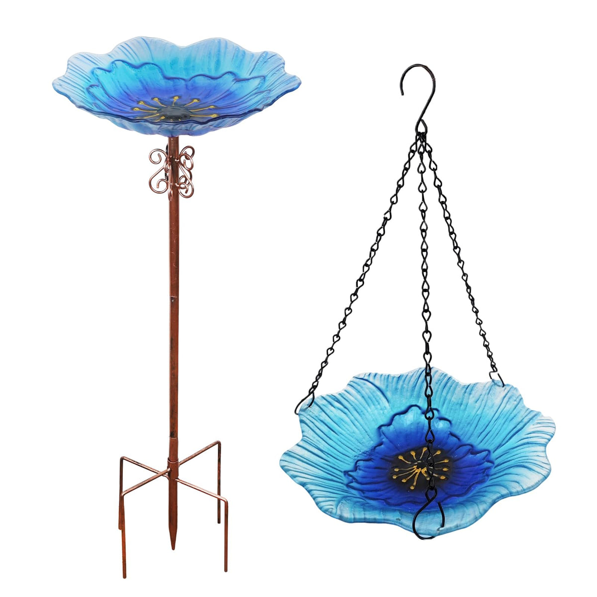 hogardeck front view floral bowl showing elegant design and curb appeal