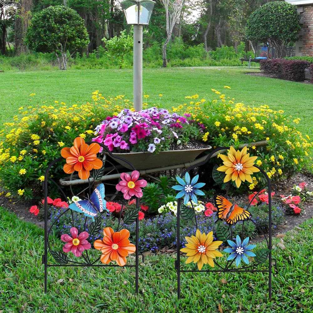 hogardeck stakes in a patio setting illustrating charming outdoor decoration