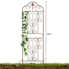 hogardeck staked in garden installation with vines climbing benefit secures plants firmly