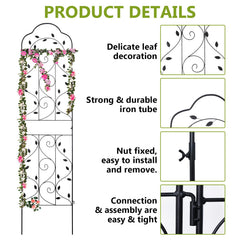 hogardeck trellis supporting climbing roses for healthier upright growth