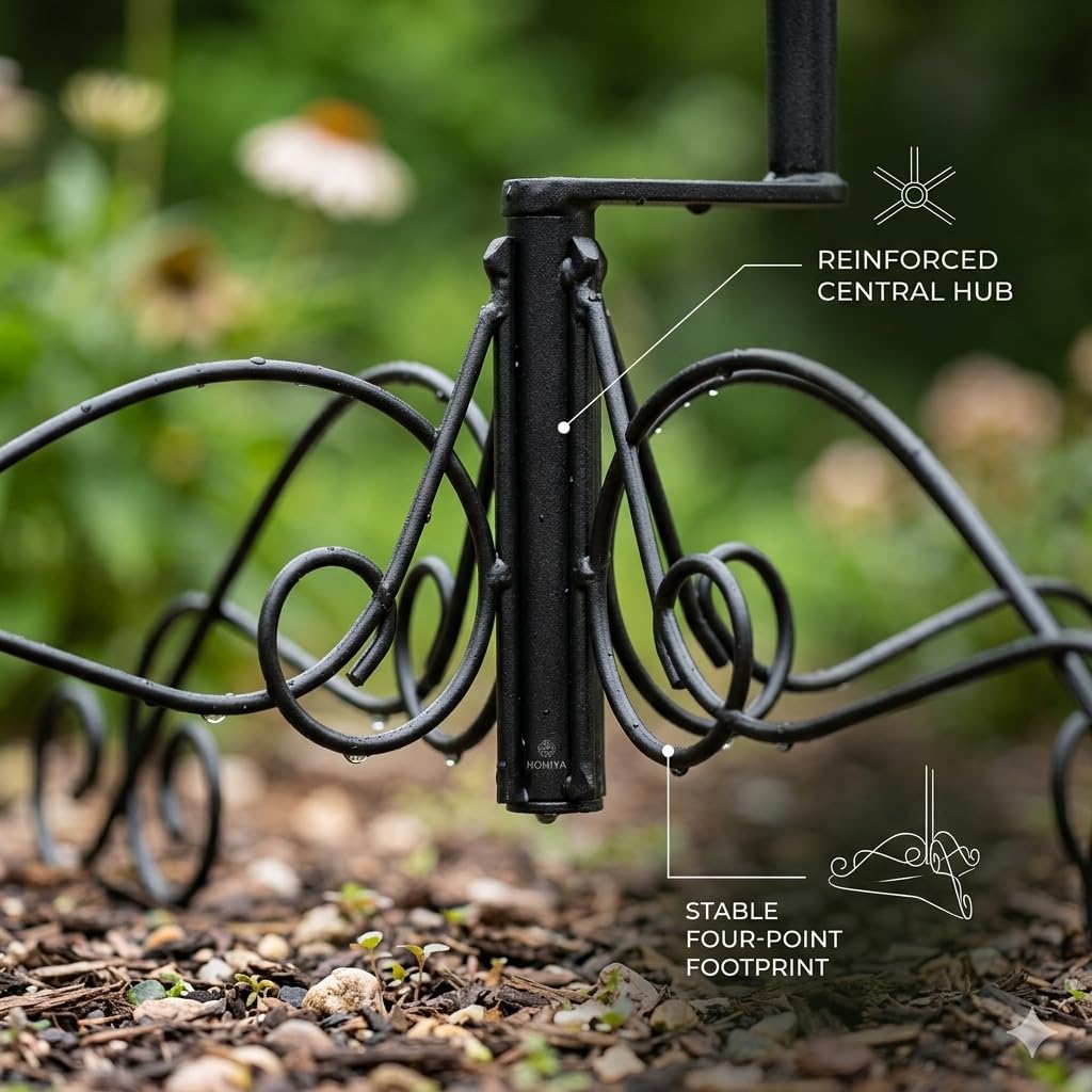 HOHIYA hook beside patio chair showing height and scale advantage