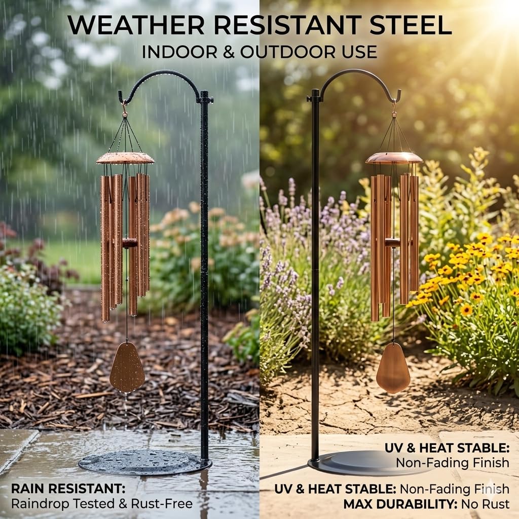 HOHIYA metal stand with lantern hanging demonstrating versatile use