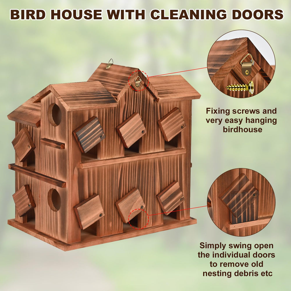 HOIGE detail of 1.57-inch entrance hole showing predator-resistant sizing to protect small birds