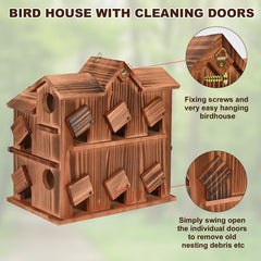 HOIGE detail of 1.57-inch entrance hole showing predator-resistant sizing to protect small birds