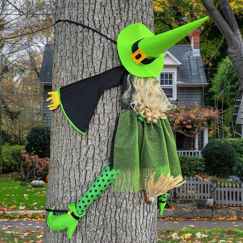 HOIIOH front view of crashing witch shows comedic pose and curb appeal