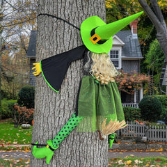 HOIIOH front view of crashing witch shows comedic pose and curb appeal