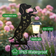 Hokfirm dachshund side silhouette detail highlighting durable metal craftsmanship benefit