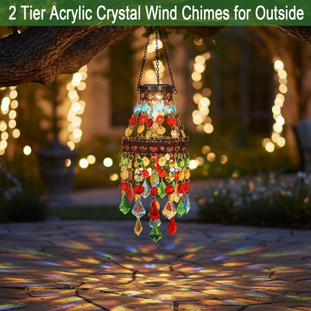 Hokfirm wind chimes in motion capturing gentle sound and calming ambiance benefit