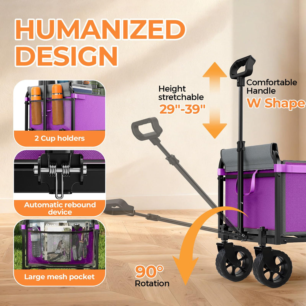 Holacamking loaded with groceries demonstrating heavy-duty hauling benefit