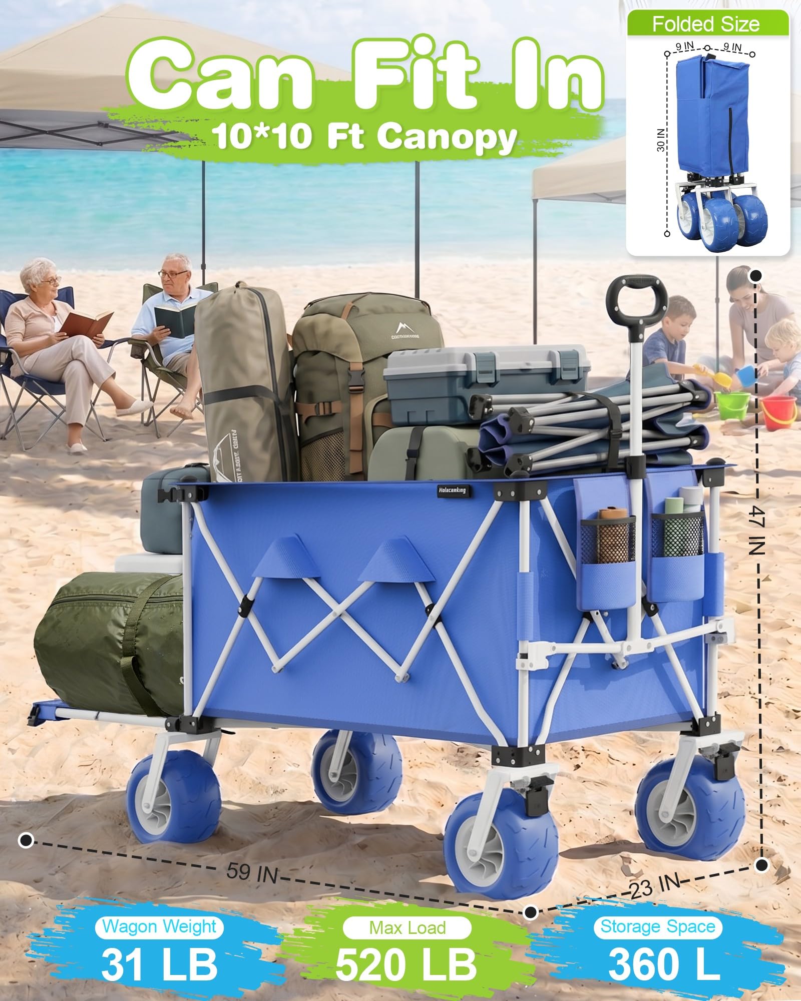 Holacamking expandable tailgate open to carry long gear benefit