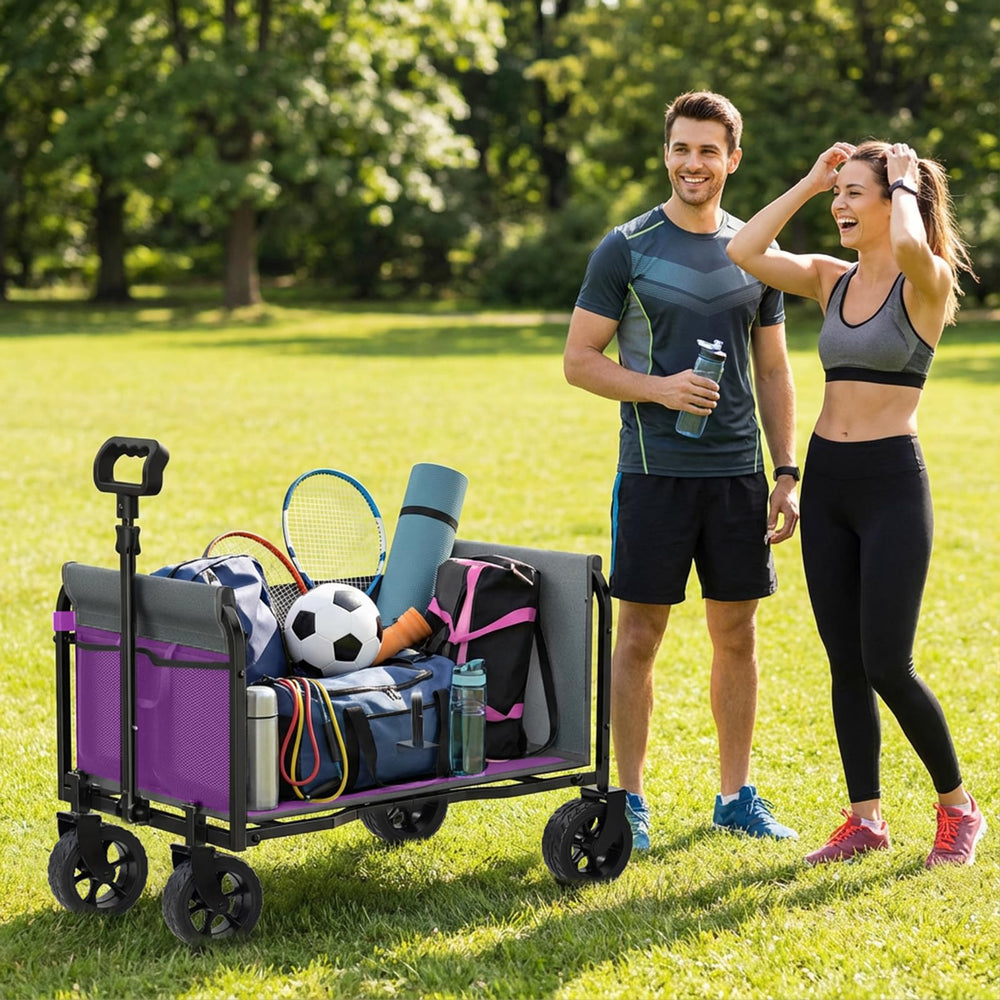 Holacamking folded compact in car trunk for effortless storage benefit