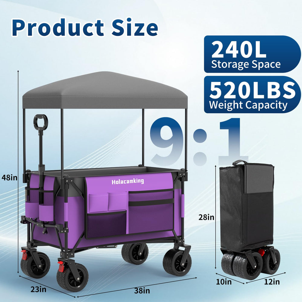 Holacamking at tailgate campsite loaded with gear, conveys versatile outdoor use