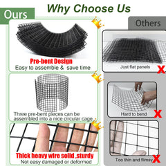 HOLANHING close-up of vinyl-coated wire mesh showing rust protection benefit