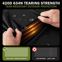 HOLDCOVER drawstring edge detail demonstrating snug fit and wind security