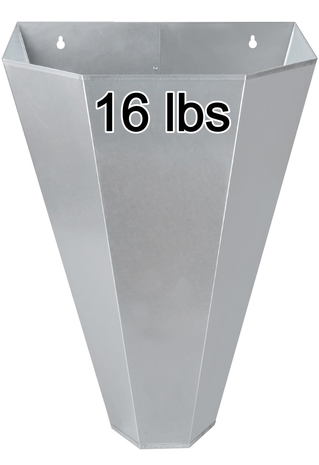 Holdly front view of flat back cone showing secure mount and sturdy hold