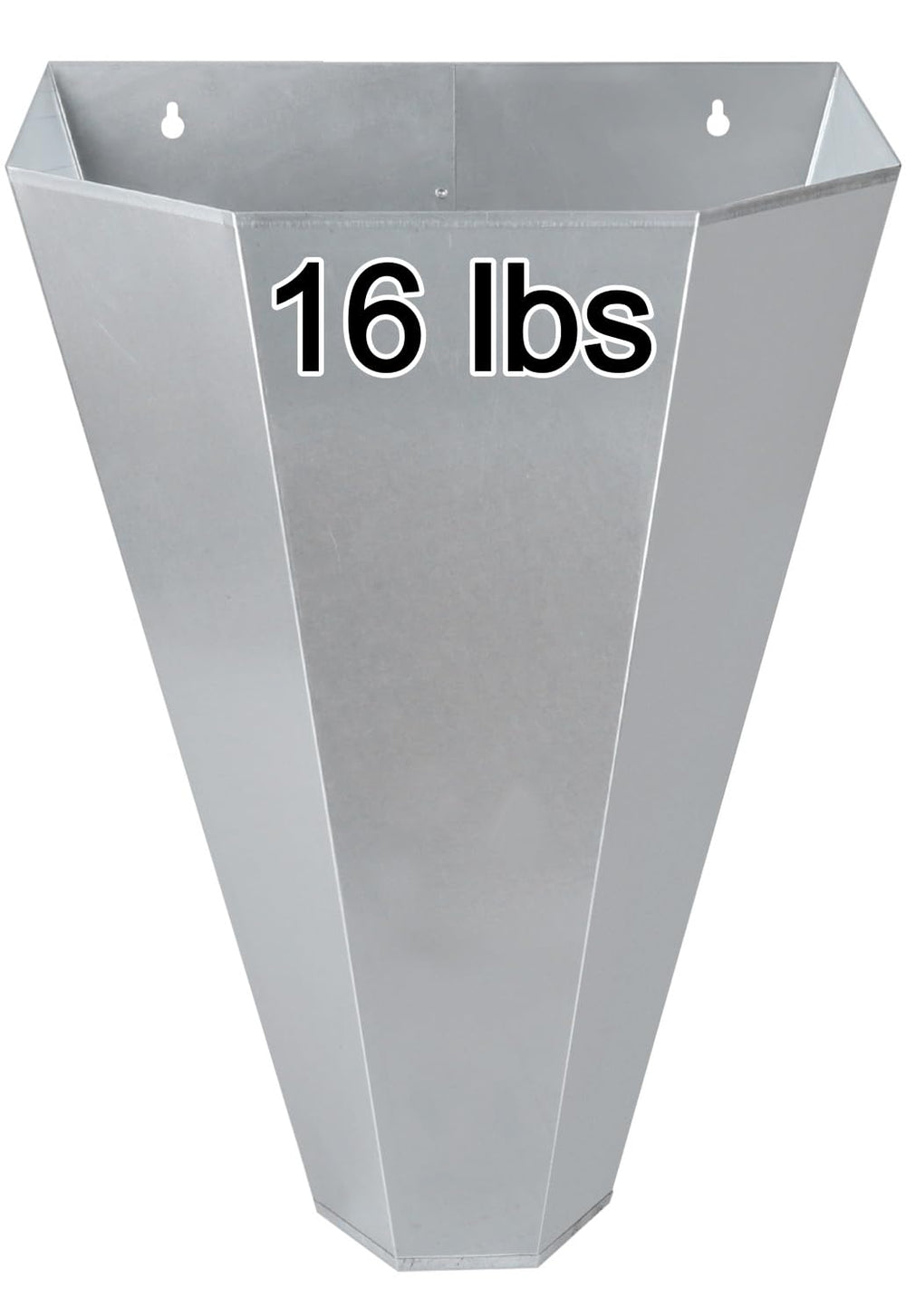 Holdly front view of flat back cone showing secure mount and sturdy hold