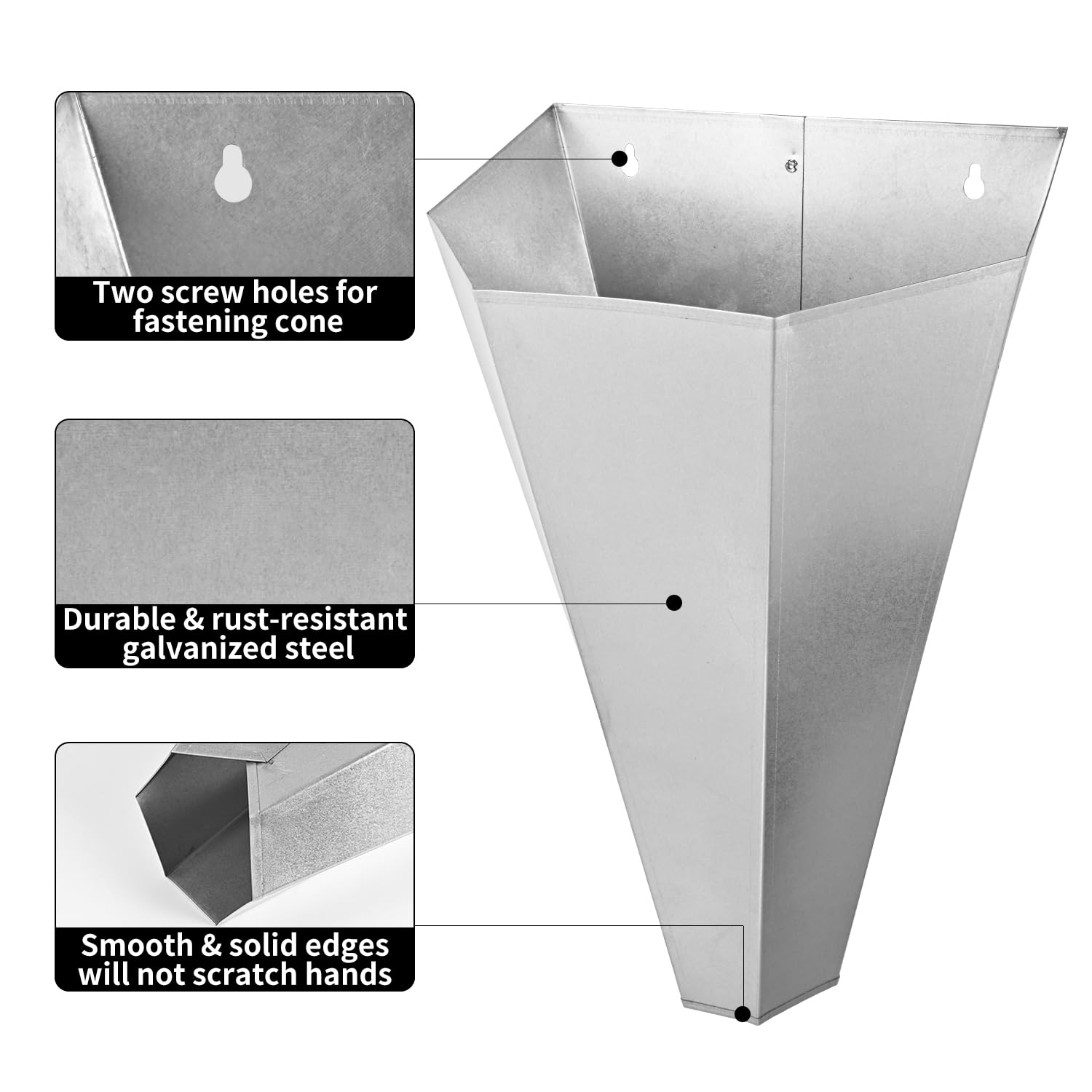 Holdly galvanized surface texture resisting rust for long-lasting use