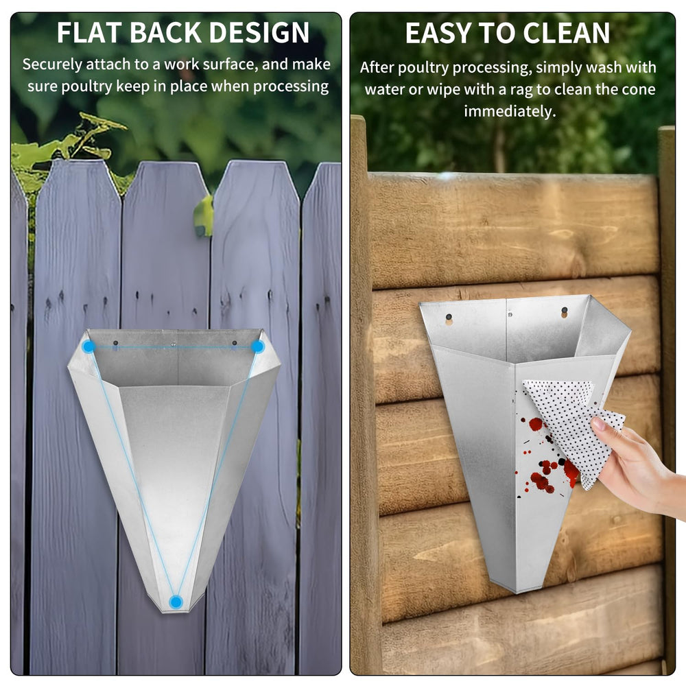 Holdly lifestyle farm processing setup displaying durable cone in practical use