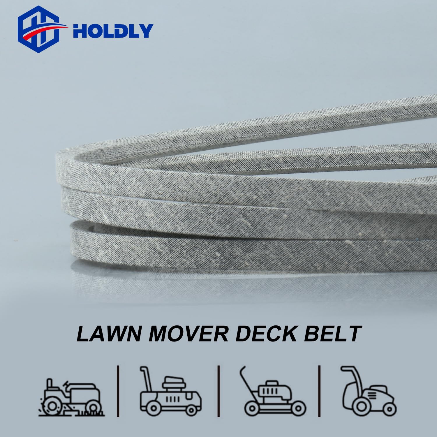 Holdly belt on lawn tractor in use showing reliable cutting performance