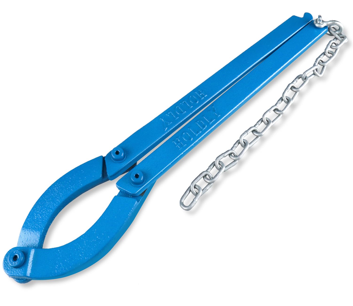 HOLDLY packaged product and label showing included features and warranty benefit