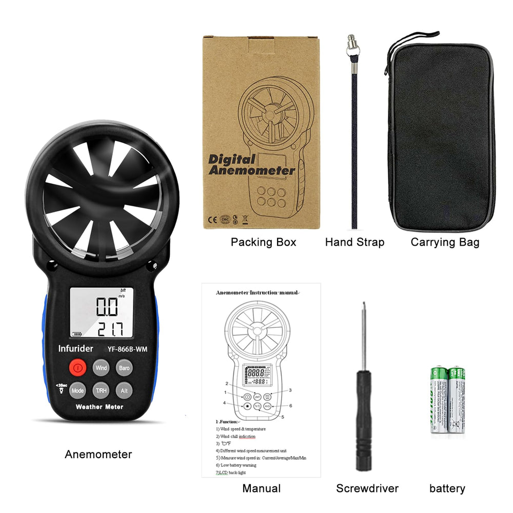 H HOLDPEAK open battery compartment showing easy battery replacement