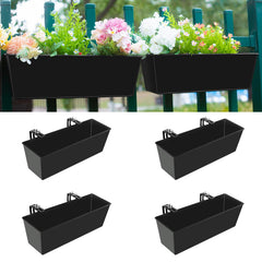 Holensun front view of 16-inch planter showing clean rectangular profile and capacity