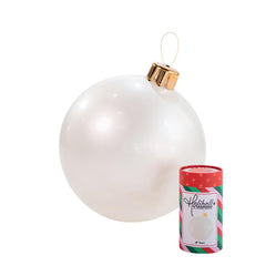 Holiball pearl white front view showing smooth finish and instant impact