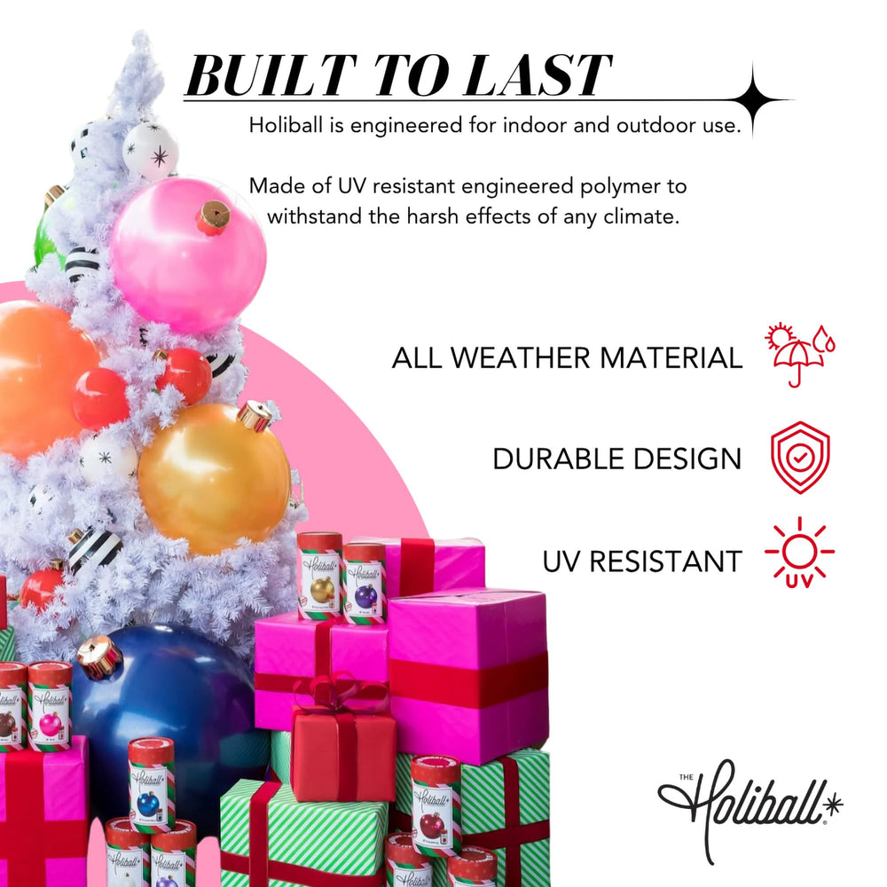 Holiball size comparison held in hand showing compact, lightweight design