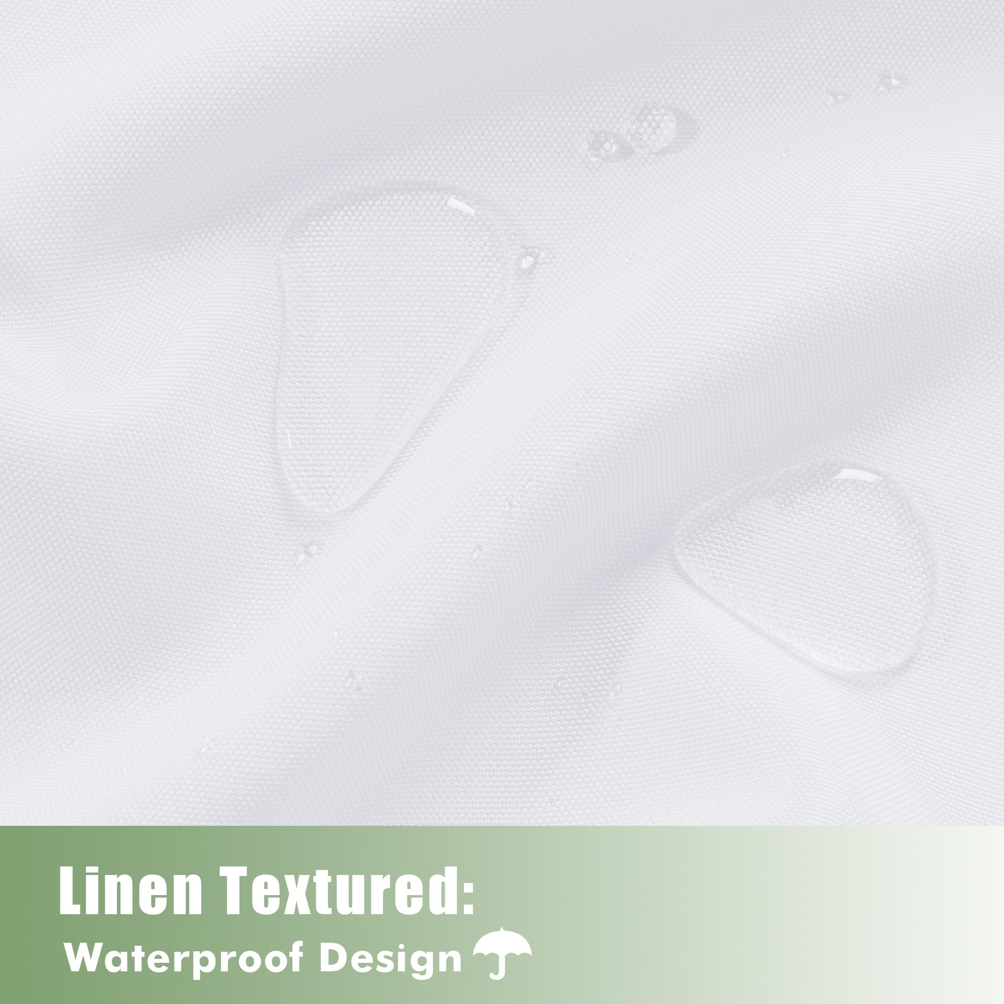 HolidayIdeas close-up of waterproof polyester texture highlighting durability benefits