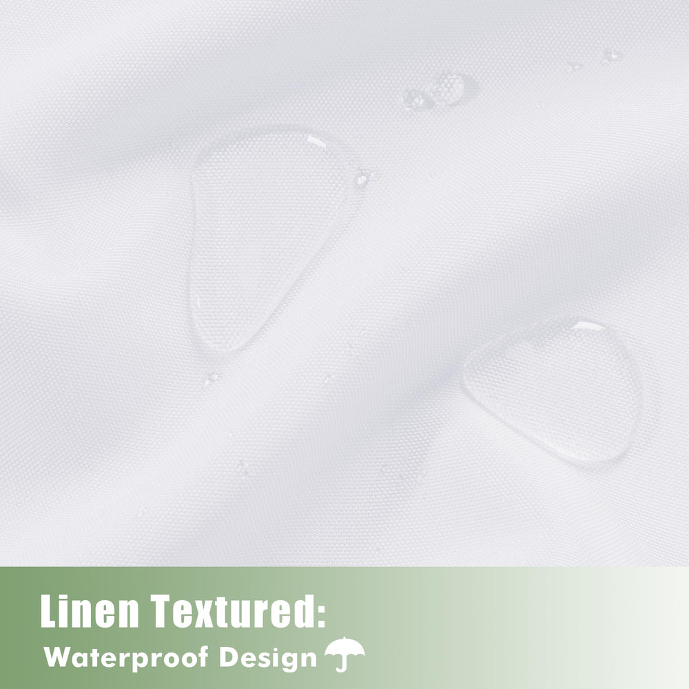 HolidayIdeas close-up of waterproof polyester texture highlighting durability benefits