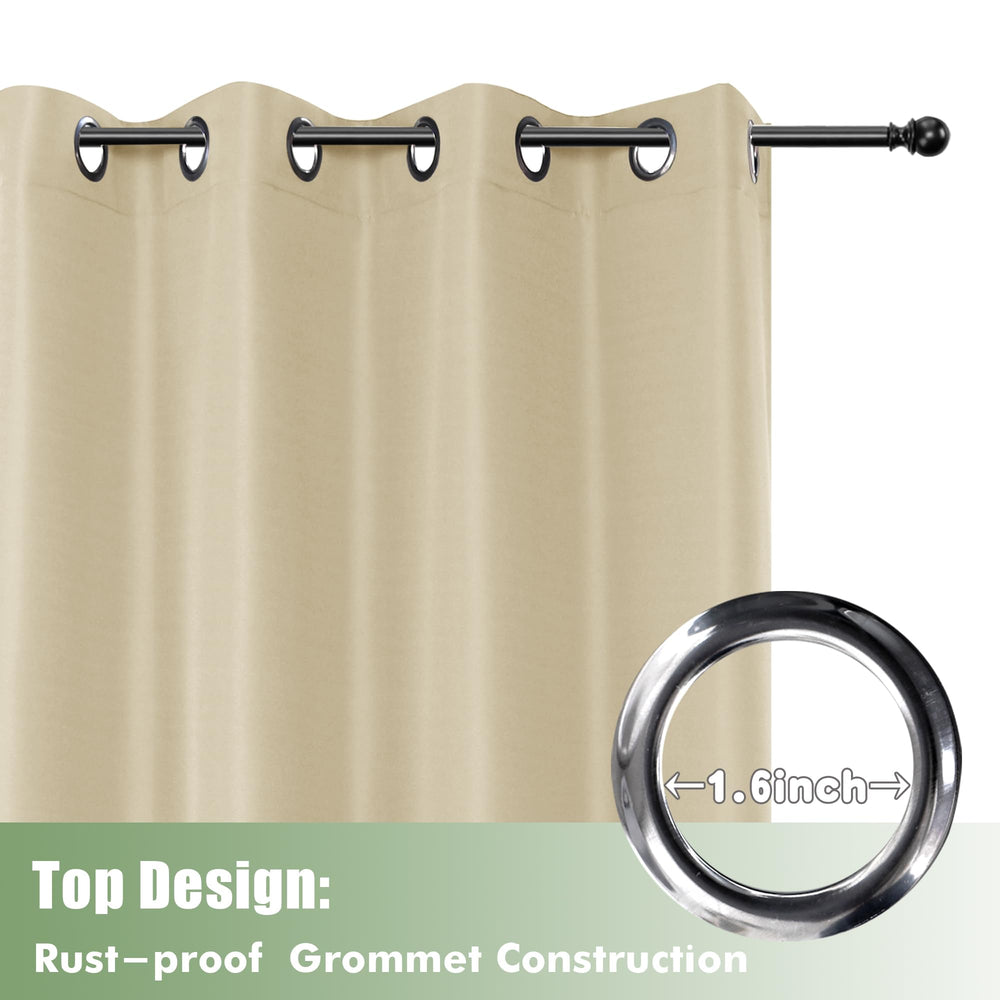 HolidayIdeas cortinas instaladas en pérgola protegen del sol y viento