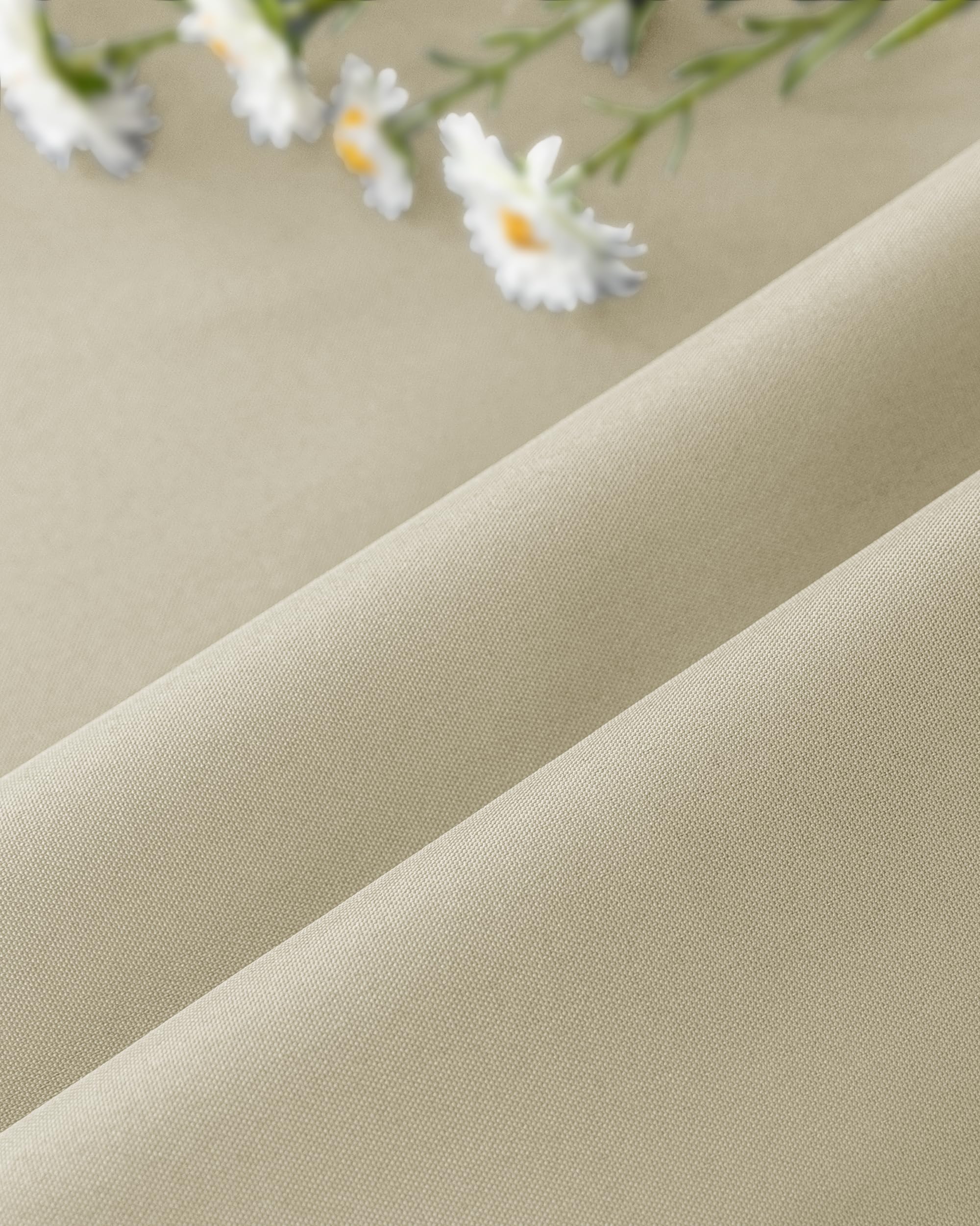 HolidayIdeas cream curtains in a gazebo creating a cozy shaded seating area