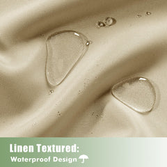 HolidayIdeas detalle de la textura de poliéster resistente y fácil limpieza