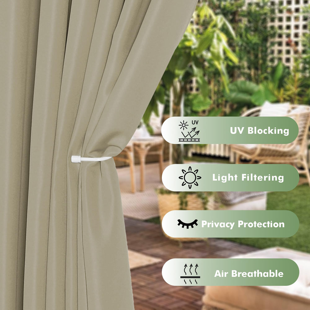 HolidayIdeas metal grommet detail with 1.6 inch opening for easy hanging and long-lasting support