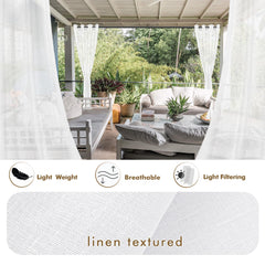 HolidayIdeas stainless-steel grommet detail for easy rod installation