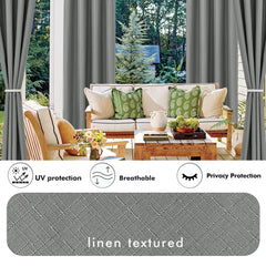 HolidayIdeas stainless-steel grommet detail demonstrating easy hanging and smooth gliding