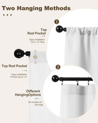 HolidayIdeas rod pocket detail demonstrating easy 3-inch pocket for standard outdoor curtain rods