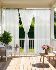 HolidayIdeas detailed 3-inch rod pocket showing easy hanging and classic gathered look