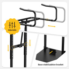 Holymuss foldable U-arm folded position saving deck space and neat storage