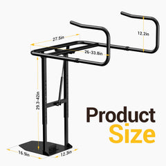 Holymuss side profile showing telescopic adjustable height for perfect fit