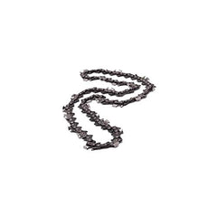 Holzfforma front view of 25-inch chain showing links and clean cutting benefit
