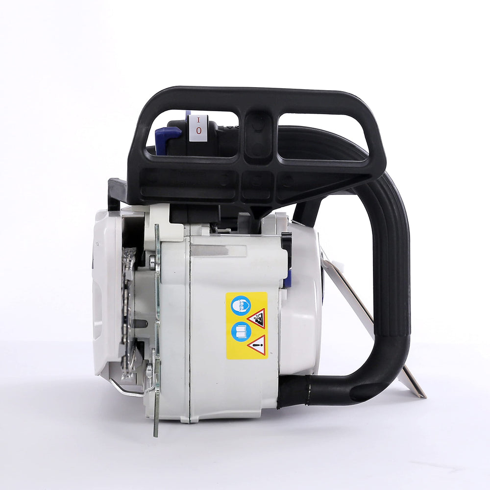 Holzfforma G111 installed in a top-handle saw showing professional-ready fit and reduced downtime