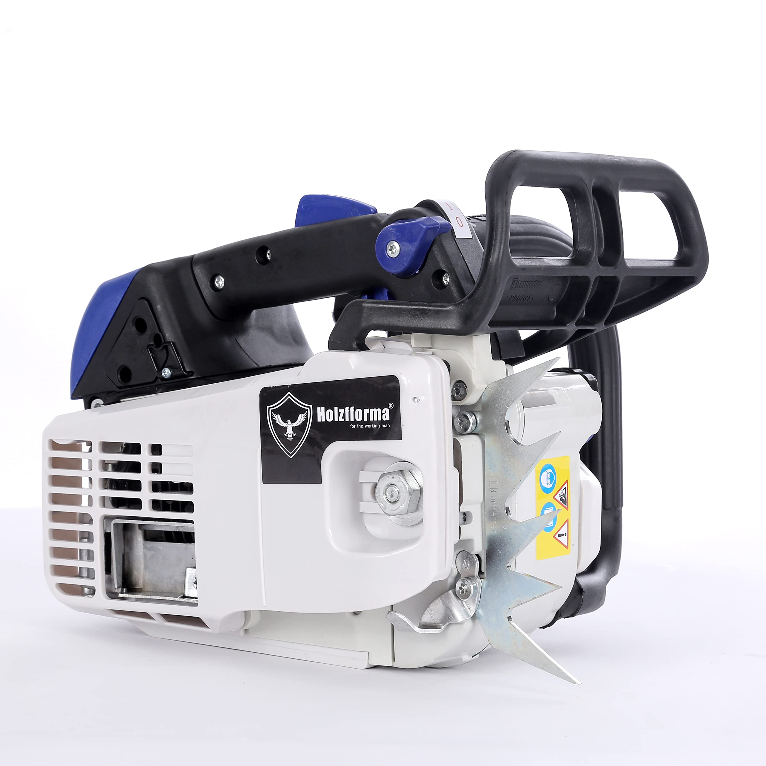 Holzfforma G111 top-handle detail showing ergonomics and simplified technician access