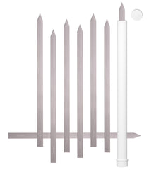 HOM front packaging of 8 flat skewers showing durable case and contents benefits